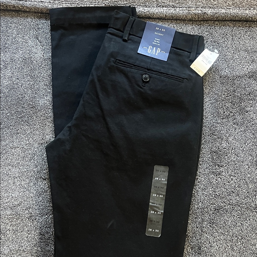 GAP Jet Black Skinny Trousers